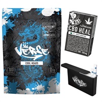 【期間限定10％オフ ＋おまけ付き】VERSE(COOL HEADS 1袋+ケース+ジョーカーメンソール)
